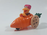 1987-1988 Orange Fraggle Rock 'Gobo' Carrot Shaped Toy Car Vehicle McDonald's Happy Meal Toy