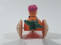 1987-1988 Orange Fraggle Rock 'Gobo' Carrot Shaped Toy Car Vehicle McDonald's Happy Meal Toy