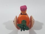 1987-1988 Orange Fraggle Rock 'Gobo' Carrot Shaped Toy Car Vehicle McDonald's Happy Meal Toy