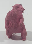 Vintage Diener Style Pink Standing Bear 2" Tall Rubber Eraser Toy Figure