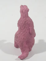 Vintage Diener Style Pink Standing Bear 2" Tall Rubber Eraser Toy Figure