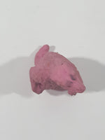 Vintage Diener Style Pink Standing Bear 2" Tall Rubber Eraser Toy Figure