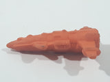 Vintage Diener Style Orange Spaceship 1 7/8" Tall Eraser Pencil Topper