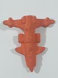 Vintage Diener Style Orange Spaceship 1 7/8" Tall Eraser Pencil Topper