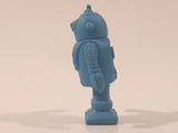 Vintage Diener Blue Alien Robot Zama 2" Tall Rubber Eraser
