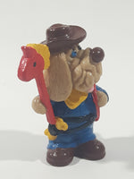 Vintage 1985 Ganz Bros Toys Wrinkles Puppy Dog as a Cowboy 2 1/2" Tall Toy Figure