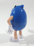 2017 Mars M&M's Blue Character 5" Tall Plastic Toy Figure Dispenser