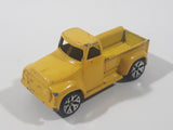 1998 Maisto Tonka Hasbro 1956 Ford F-150 Pickup Truck Yellow 1/64 Scale Die Cast Toy Car Vehicle