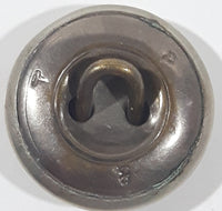 Vintage Irish Police Ornate Pattern "SAS" 7/8" Silver Look Metal Button