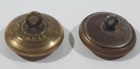 Antique Wm. Scully Ltd Montreal & Firmin London RCAF Royal Canadian Air Force 7/8" Brass Military Button Set of 2