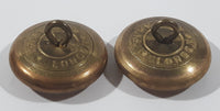 Antique Firmin London RCAF Royal Canadian Air Force 7/8" Brass Military Button Set of 2