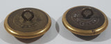 Antique Firmin & Sons London Royal Canadian Navy Marines Anchor and Crown 1 1/8" Brass Military Button Set of 2