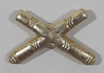 Crossed Cannons Field Artillery Small 1/2" x 5/8" Metal Military Insignia Badge