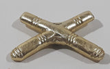 Crossed Cannons Field Artillery Small 1/2" x 5/8" Metal Military Insignia Badge