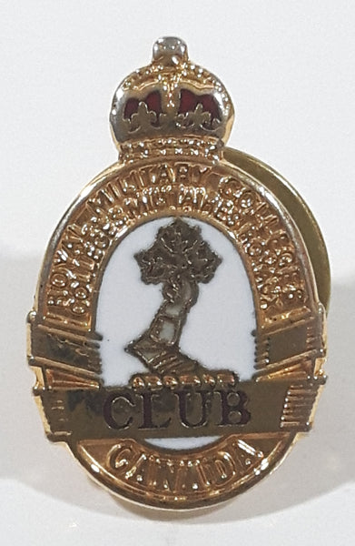 Vintage Royal Military Colleges Club of Canada 1/2" x 3/4" Enamel Metal Lapel Pin