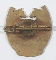 Vintage SRK Seahorse Navy Diver 3/4" x 7/8" Enamel Metal Lapel Pin