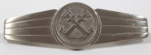 Vintage German Navy General Service 1" x 3" Metal Badge Military Insignia Hat Cap Badge