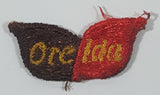 Ore Ida Oregon Idaho Potato Fries Tater Tot Red and Brown Small 1/2" x 1 1/4" Fabric Patch Badge
