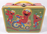 2009 Sesame Workshop Elmo Embossed Tin Metal Lunch Box Container