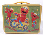 2009 Sesame Workshop Elmo Embossed Tin Metal Lunch Box Container