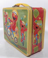 2009 Sesame Workshop Elmo Embossed Tin Metal Lunch Box Container