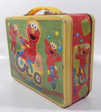 2009 Sesame Workshop Elmo Embossed Tin Metal Lunch Box Container