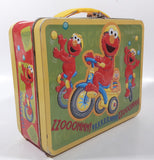 2009 Sesame Workshop Elmo Embossed Tin Metal Lunch Box Container