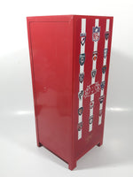 Rare Very Hard To Find NFL Football Budweiser Numbered 10 3/4" Tall Red Metal Locker 15286