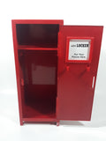 Rare Very Hard To Find NFL Football Budweiser Numbered 10 3/4" Tall Red Metal Locker 15286