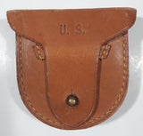 Vintage 1952 S&W Korean War U.S. Military Corps of Engineers Clinometer in Brown Leather Pouch