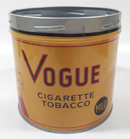 Vintage 1960s Vogue Mild Cigarette Tobacco Metal Tin Can No Lid