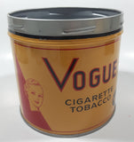 Vintage 1960s Vogue Mild Cigarette Tobacco Metal Tin Can No Lid