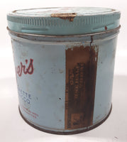 Vintage Player's Navy Cut Cigarette Tobacco Light Blue "For Those Who Prefer To Roll Their Own Cigarettes" Metal Tin Can