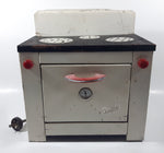 Vintage Danby White 11 1/4" Tin Metal Toy Stove Oven Display