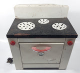 Vintage Danby White 11 1/4" Tin Metal Toy Stove Oven Display