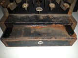 Antique 1930s American Flyer Mfg Co Tin Metal Toy Cash Register Made in U.S.A.