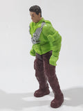 Chap Mei Dino Valley Bright Green Top Brown Pants 4" Tall Toy Action Figure