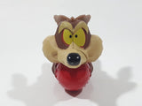 2020 McDonald's Looney Tunes Wile E Coyote Riding A Rocket 4 1/4" Long Plastic Toy Figure