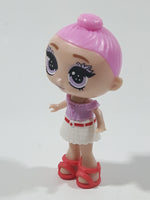 Blume Doll Pink Hear White Skirt Pink Shoos 3 1/4" Tall Toy Figure