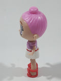 Blume Doll Pink Hear White Skirt Pink Shoos 3 1/4" Tall Toy Figure
