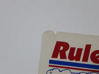 Vintage Rules of the Bar! Signed Al Koholic 11 1/4" x 17 1/4" Plastic Novelty Sign