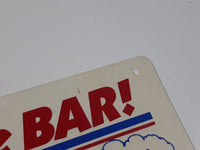 Vintage Rules of the Bar! Signed Al Koholic 11 1/4" x 17 1/4" Plastic Novelty Sign