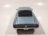 Maisto Special Edition 1967 Ford Mustang GT Metallic Light Blue 1/24 Scale Die Cast Toy Car Vehicle with Opening Doors and Hood