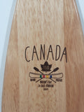 2017 Hudson's Bay La Baie D'Hudson Grand Portage Canada 150 Celebration 24" Long Wood Canoe Paddle Wall Hanging