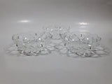 Clear Cut Crystal 4" Hanging Light Shade Covers Set of 3
