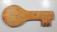 Custom Made 4 7/8" x 11 1/2" Decorative Wood Key