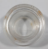 Antique Ribbed Short 3" Wide Glass Jar