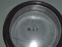 Antique H41 Light Purple Amethyst Diamond Ribbon Pattern 3 3/4" Wide Glass Jar