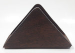 Wood Triangle Shaped 6 3/4" Wide Napkin Holder
