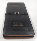 Vintage Fidelity Life Assurance Company "Valuable Papers" Black Vinyl Folder Compliments Of G. E. McFee